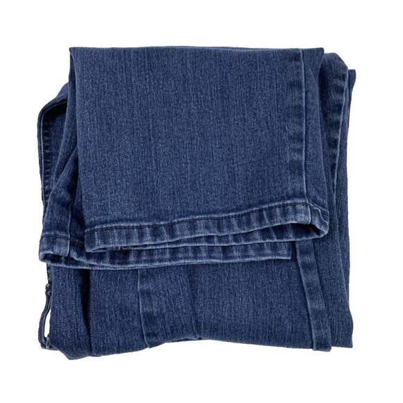 Gloria Vanderbilt Amanda Jeans Womens Sz 18 W Short Dark Wash Denim Straight Mom - Picture 12 of 12